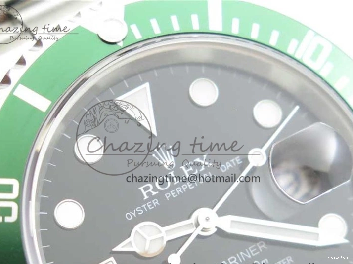 Bracelet Engraving Submariner No ARF1:1 Edition on 904L SS Rehaut Best SH3135 16610 LV Steel Green 0331